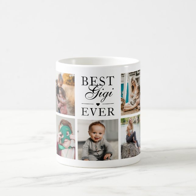Best Gigi Ever Custom Photo Coffee Mug (Center)