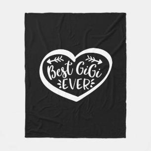 Best Gigi Ever Grandmother Gift Fleece Blanket