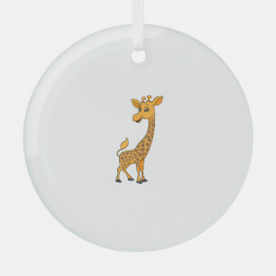 Best Giraffe Art For Men Women Adult Giraffe Print Glass Tree Decoration