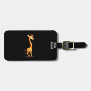 Best Giraffe Art For Men Women Adult Giraffe Print Luggage Tag