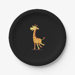 Best Giraffe Art For Men Women Adult Giraffe Print Paper Plate