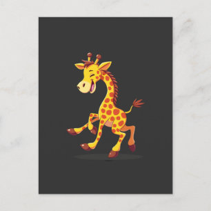 Best Giraffe Art For Men Women Adult Giraffe Print Postcard