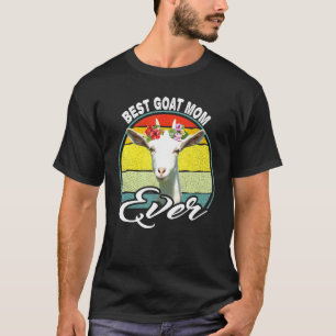 Best Goat Mum Ever Retro Vintage Goat Mum Rancher T-Shirt