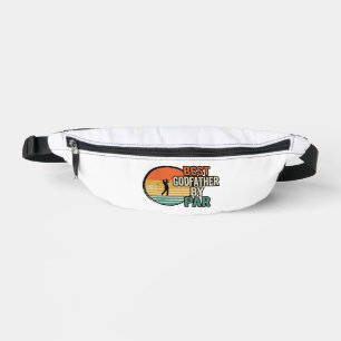 Best Godfather by Par Vintage Golf Vector Design_1 Bum Bags
