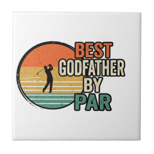 Best Godfather by Par Vintage Golf Vector Design_1 Tile