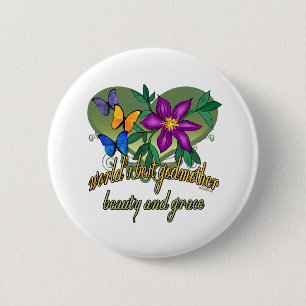Best Godmother Gifts 6 Cm Round Badge