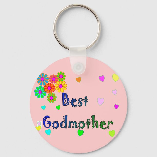Best Godmother Key Chain (Front)