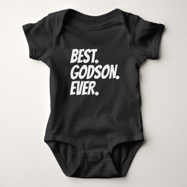 Best Godson Ever Baby Bodysuit (Front)