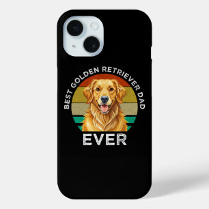 Best Golden Retriever Dad Ever iPhone 15 Case