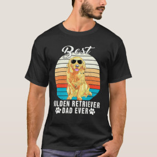 Best Golden Retriever Dad Ever Dog T-Shirt