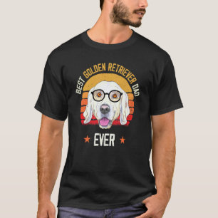 Best Golden Retriever Dad Ever Father's Day Dog T-Shirt