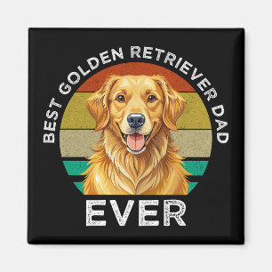 Best Golden Retriever Dad Ever Magnet
