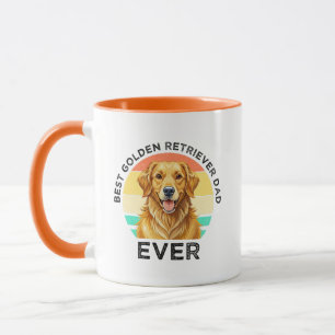 Best Golden Retriever Dad Ever Mug