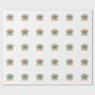 Best Golden Retriever Dad Ever Vintage Dog Shirt_1 Wrapping Paper