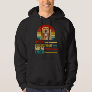 Best Golden Retriever Mom Ever Retro Hoodie