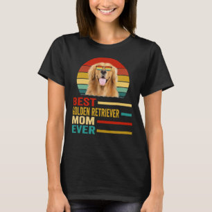Best Golden Retriever Mom Ever Retro T-Shirt