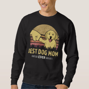 Best Golden Retriever Mum Ever Idea For Dog Owner Sweatshirt