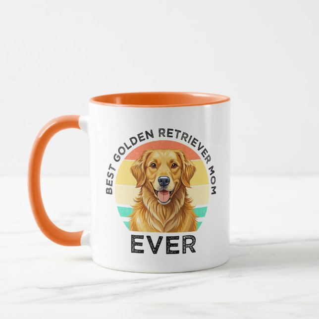 Best Golden Retriever Mum Ever Mug (Left)