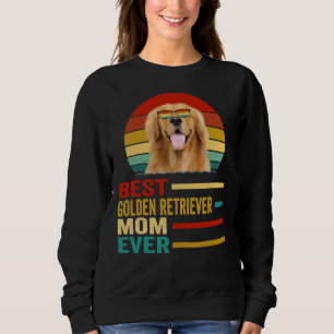 Best Golden Retriever Mum Ever Retro Sweatshirt