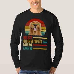 Best Golden Retriever Mum Ever Retro T-Shirt