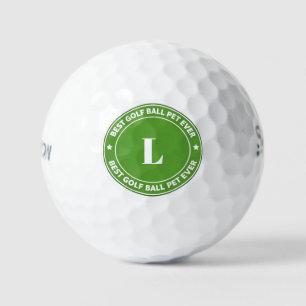 Best Golf Ball Pet Ever Initial Personalize