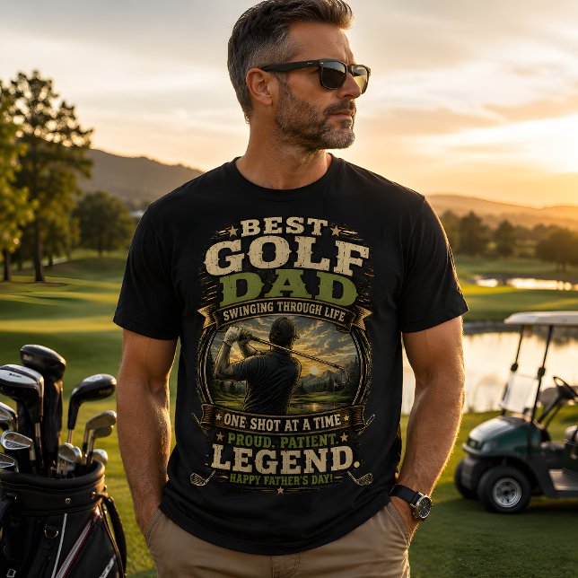 Best Golf Dad  T-Shirt (Best gold dad t-shirt)