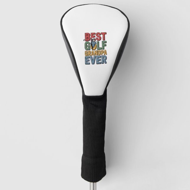 Best Golf Grandpa Ever Head Cover (Front)
