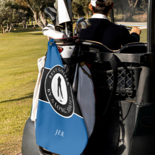 Best Golfer By A Long Shot Mens Sports Pro Blue Golf Towel
