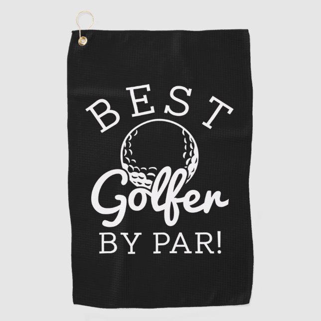 Best Golfer By Par Golf Towel (Front)