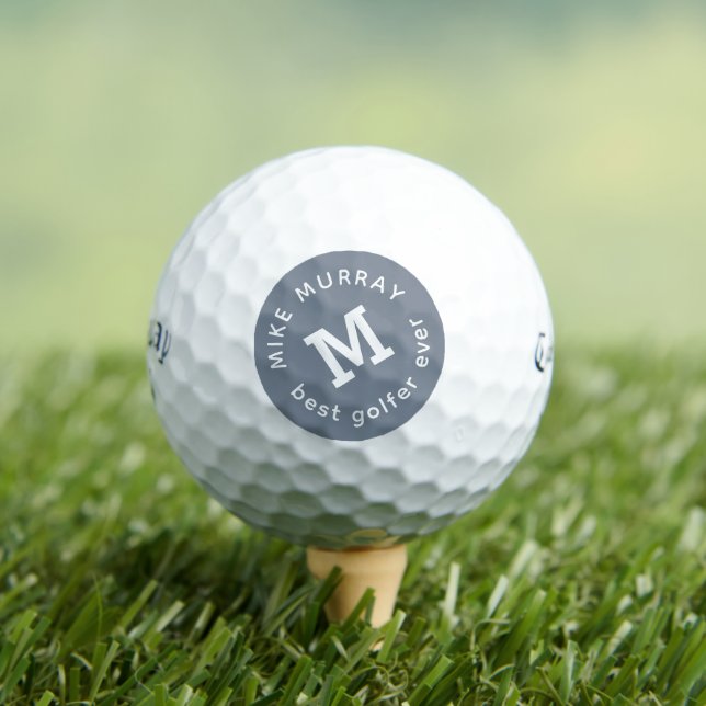 Best Golfer Monogrammed Golf Ball (Insitu Tee)