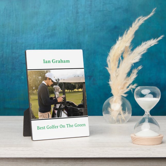 Best Golfer Plaque (Side)