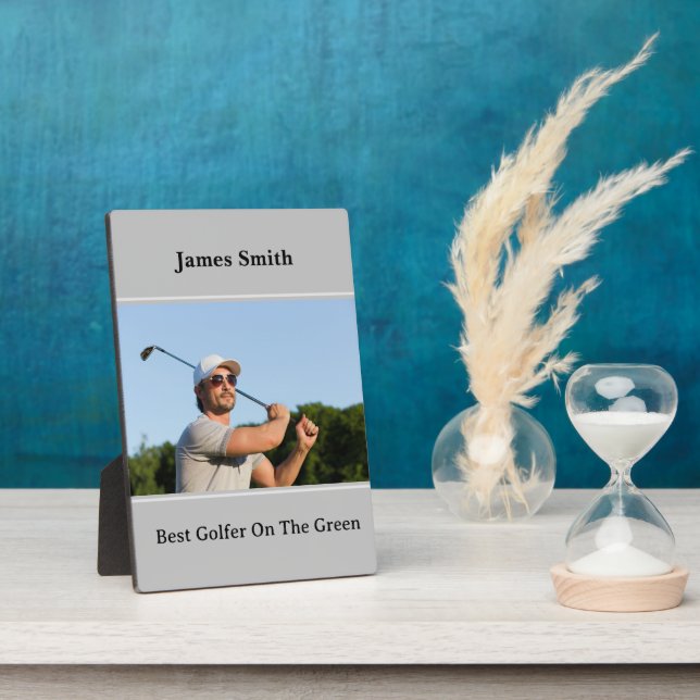 Best Golfer Plaque (Side)