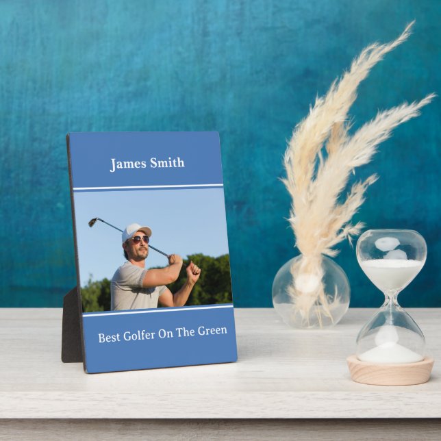 Best Golfer Plaque (Side)