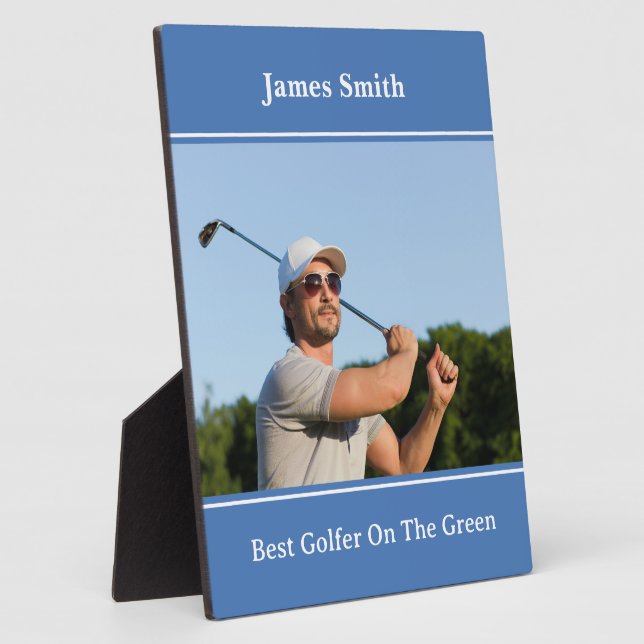 Best Golfer Plaque (Side)