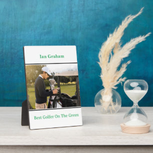 Best Golfer Plaque