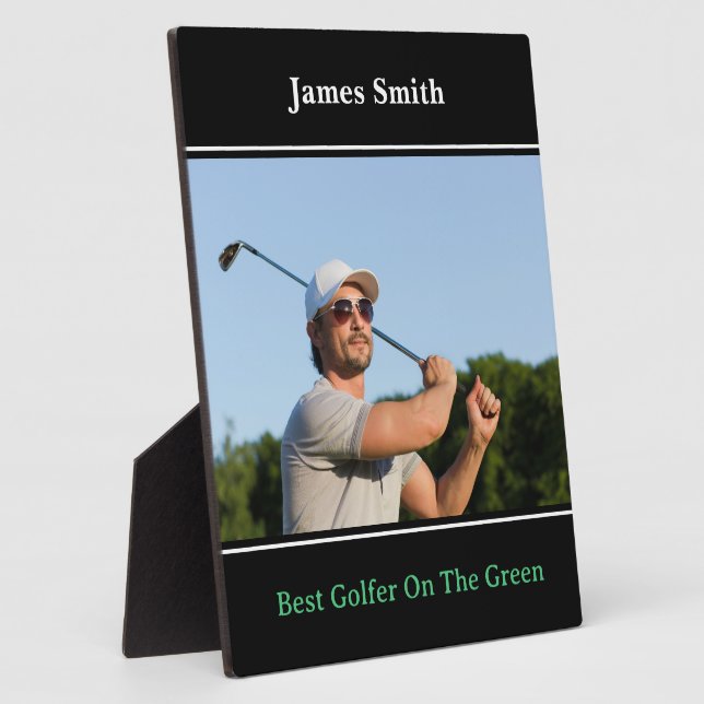 Best Golfer Plaque (Side)