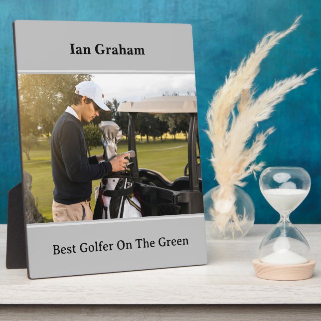 Best Golfer Plaque (Side)