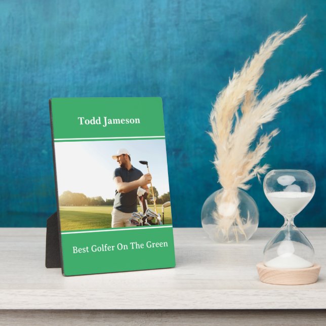 Best Golfer Plaque (Side)