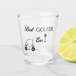 Best Golfer Shot Glass