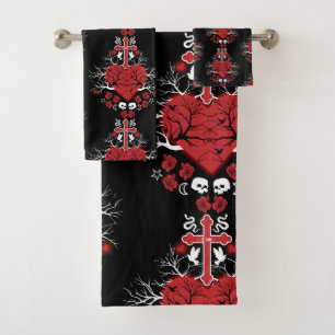 Best Gothic Gift Accessories Bath Towel Set