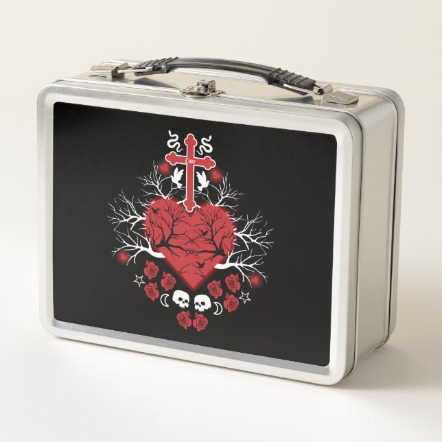 Best Gothic Gift Accessories Metal Lunch Box (Front)