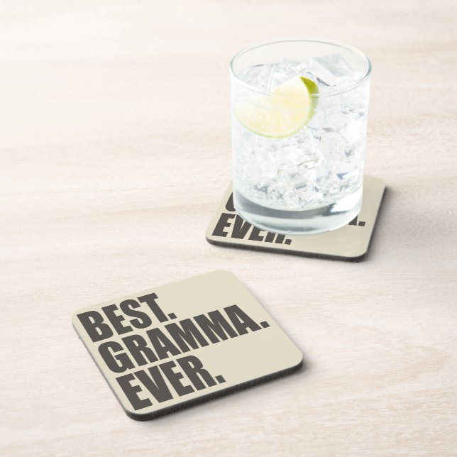Best. Gramma. Ever. Coaster (Right Side)