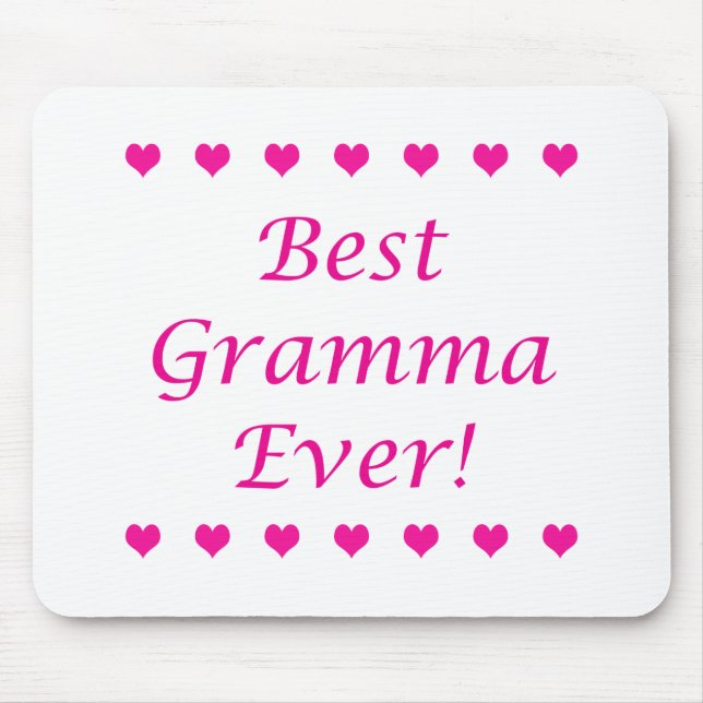 Best Gramma Ever Mouse Pad (Front)