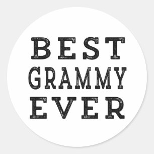 Best Grammy Ever Classic Round Sticker