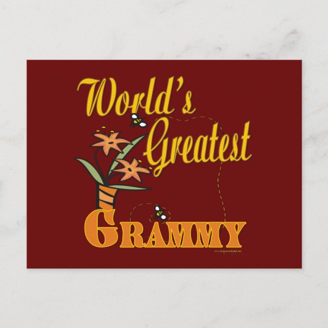 Best Grammy Ever Postcard (Front)