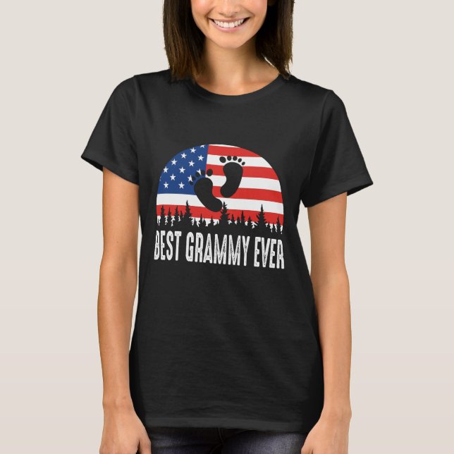 Best Grammy Ever US Flag T-Shirt (Front)