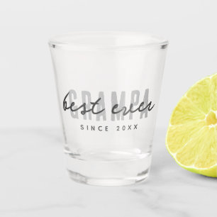 Best Grampa Ever Since 20XX Modern Simple Preppy Shot Glass
