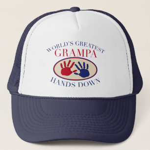 Best Grampa Hands Down Trucker Hat