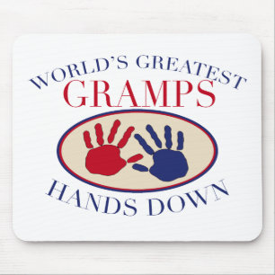 Best Gramps Hands Down Mouse Pad