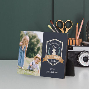 Best Grampy By Par   Golf Grandpa Photo Plaque